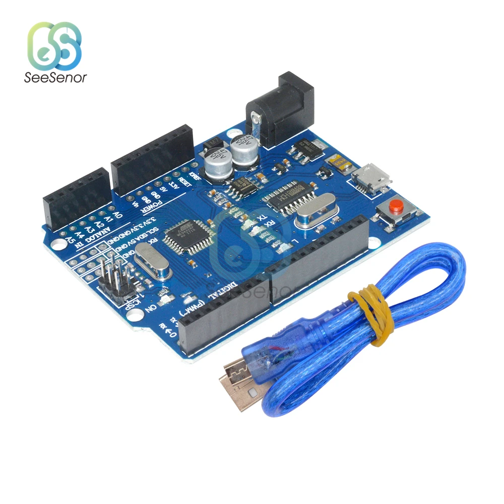 Макетная плата CH340G CH340 MEGA328P ATMEGA328 ATMEGA328P 16AU модуль для Arduino Micro USB сделай сам
