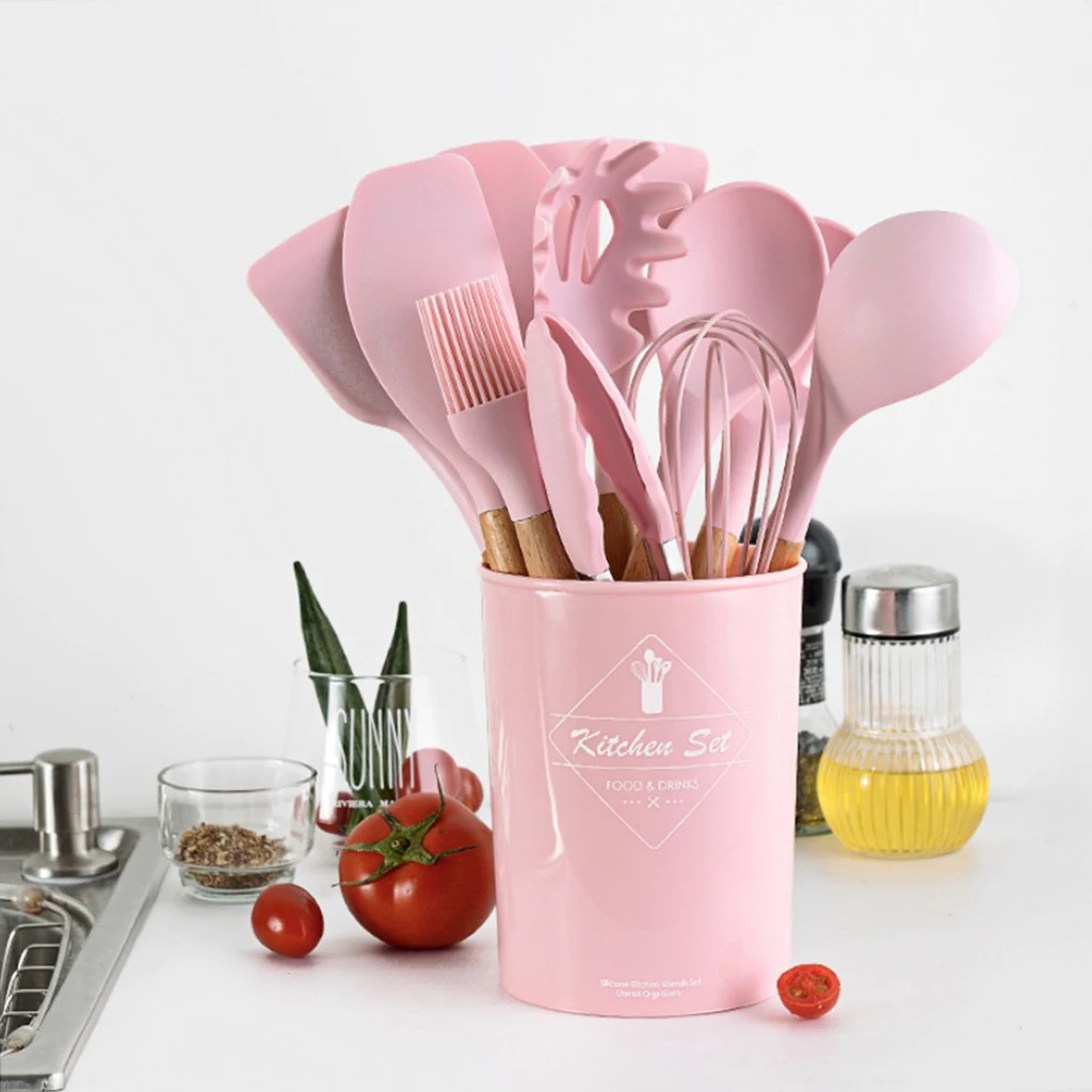 Набор кухонной утвари силиконовые инструменты для выпечки и приготовления пищи