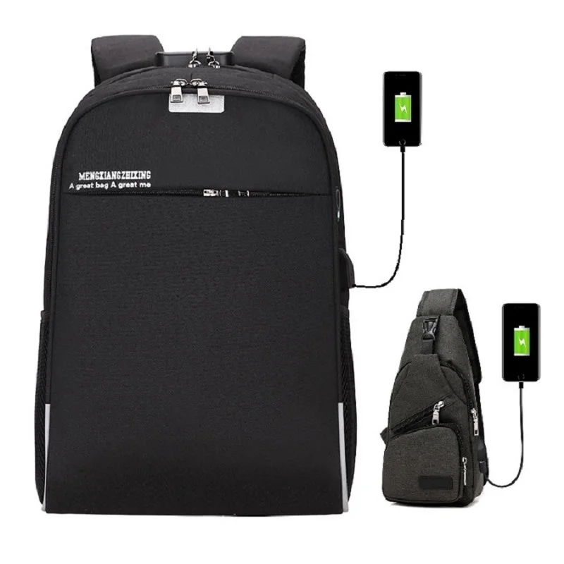 Sac dos femme 2019 USB интерфейс студенческие рюкзаки Anti theft паролем Ноутбук Школьные
