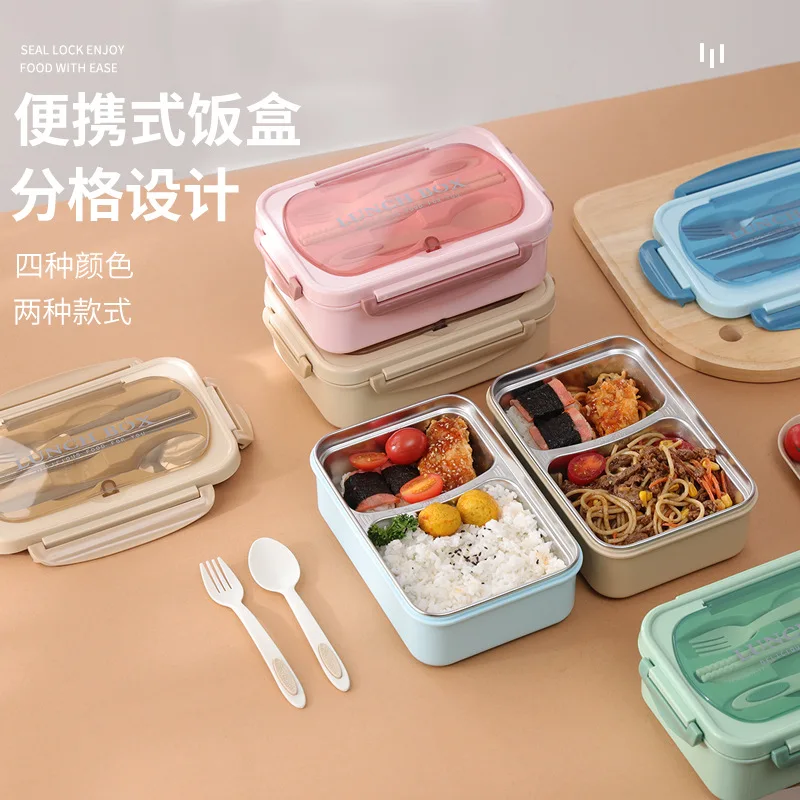 Ланч-бокс для микроволновой печи посуда из пшеничной соломы контейнеры хранения