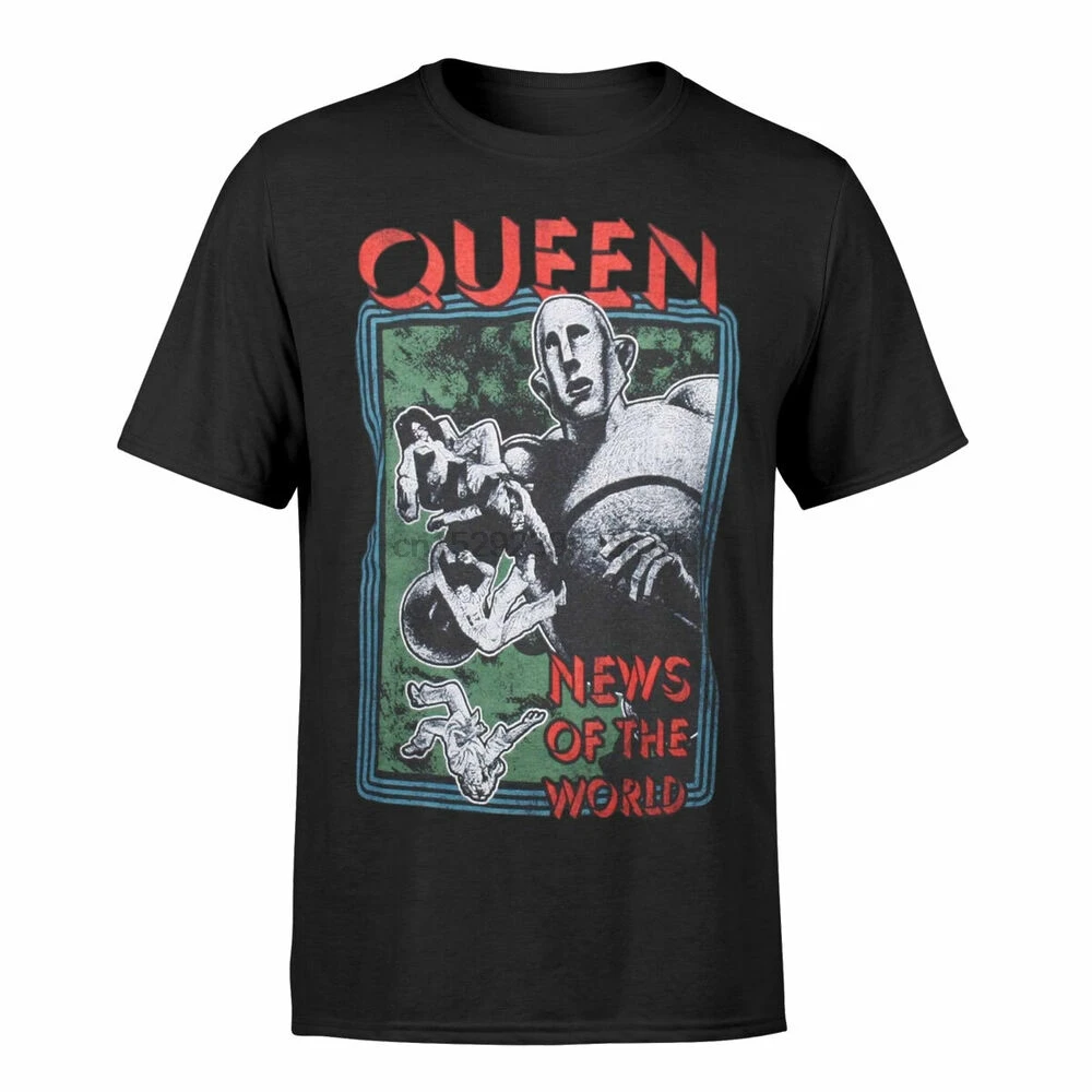 

Official Queen News Of The World Rock Band T-Shirt