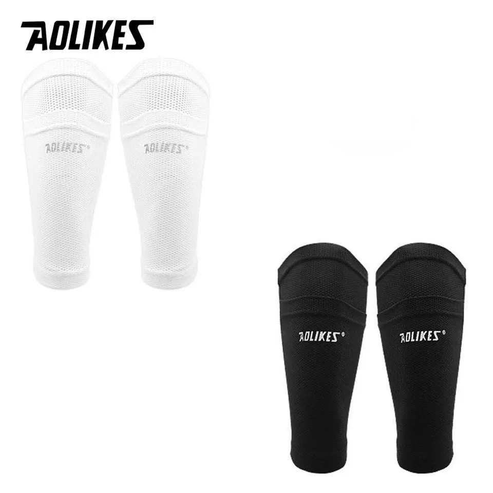 AOLIKES 1 пара футбольные Защитные носки щитки с карманом для Футбольные Щитки на голень наколенник поддержка взрослых поддержка икр носок