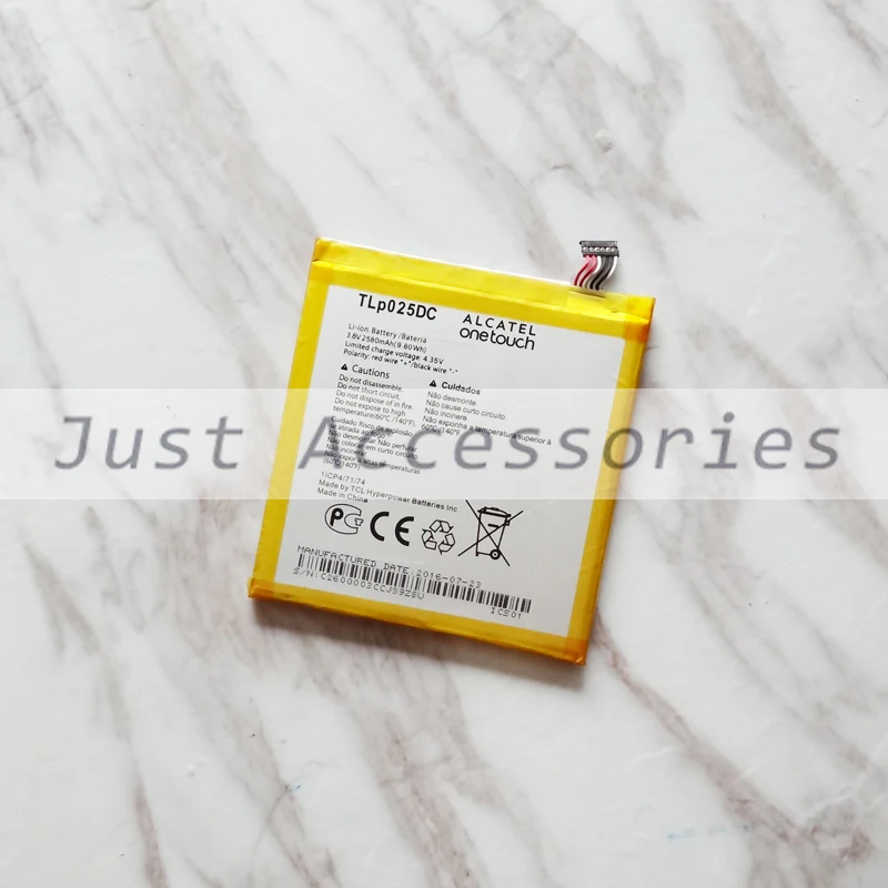 Б/у полимерная батарея 2580 мАч для смартфонов Alcatel One Touch Pixi 4 6 0 OT-8050D OT8050 8050D 8050 |