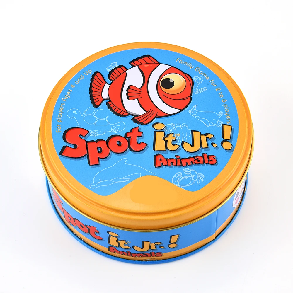 Spot It Dobble123 алфавитная карточка для животных детская обучающая игра кемпинга