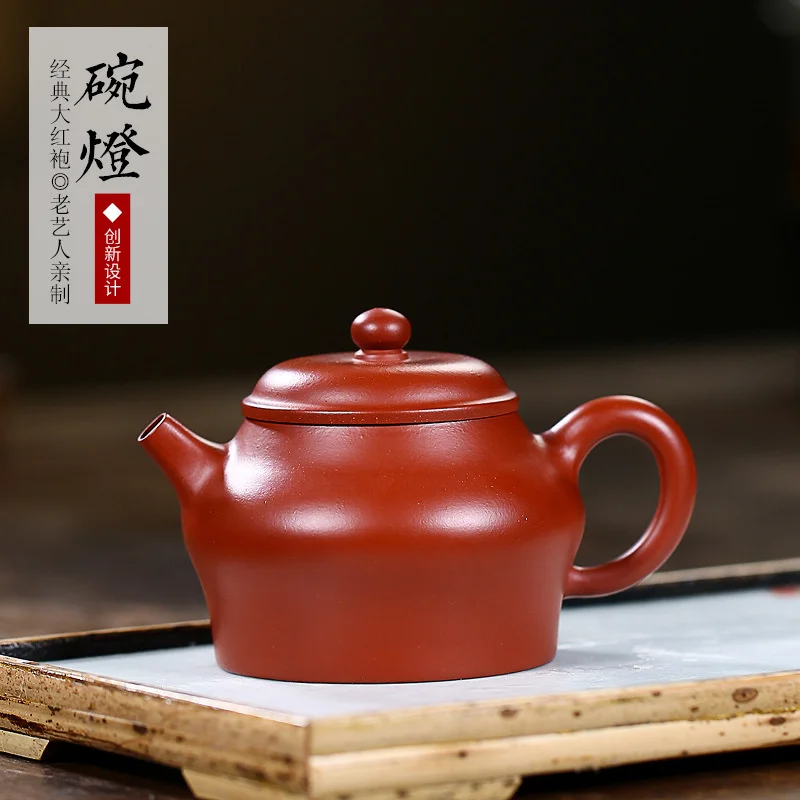 

Yixing Фиолетовый Глиняный Чайник знаменитый ручная роспись чайник сырая руда чаша лампа набор чайный набор