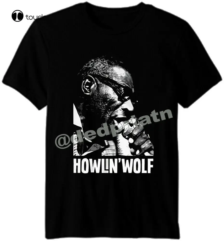 

Howlin Wolf T-Shirt Black Short Sleeve Size S - 3X Tee Shirt Custom Aldult Teen Unisex Digital Printing Tee Shirt Xs-5Xl