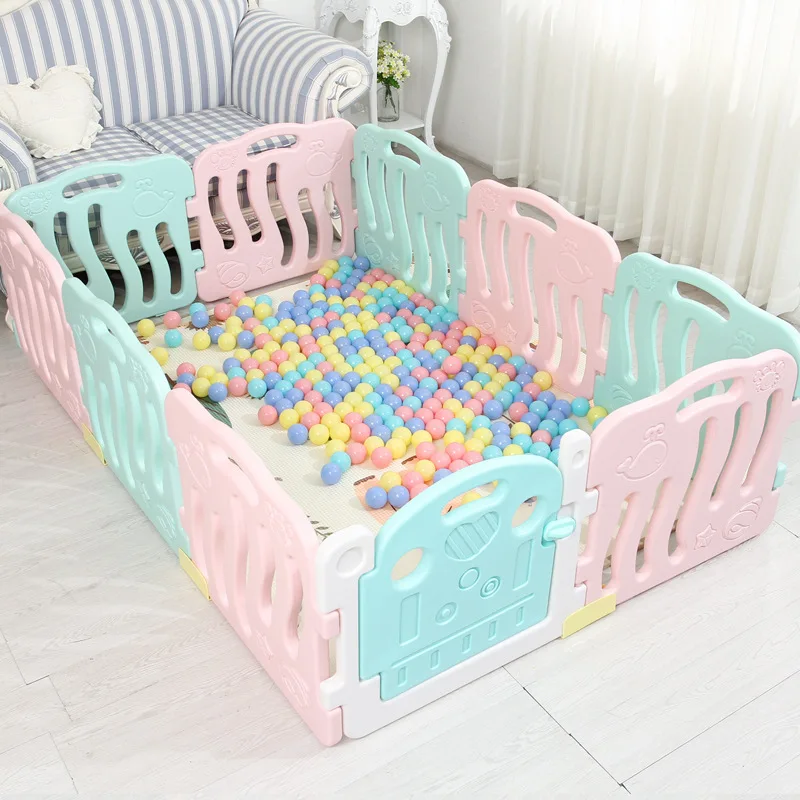 Baby Fence Kids Indoor Game Gate Bar Baby Crawling Toddler Safety Fence Baby Playpen Toy for Children Baby Bed Safety  Kids