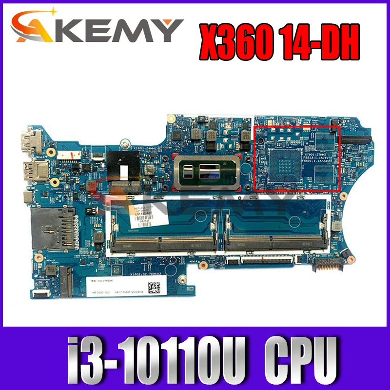 

Оригинальная материнская плата для ноутбука HP Pavilion X360 14-DH 18742-1448.0GG03.0011