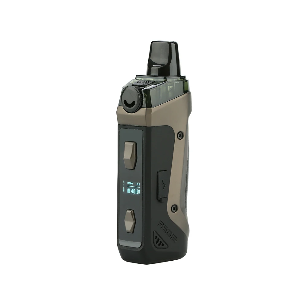 Gunmetal Бесплатные катушки и стручки! Geekvape Aegis Boost Pod Vape комплект 1500 мАч батарея и 3,7 мл Pod подходит для Pod& RDTA Ecig Vape комплект vs Vinci/Solo - Цвет: Gunmetal