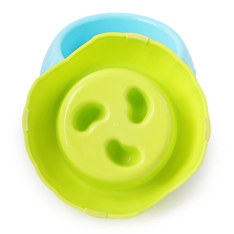 Новая портативная настольная миска для еды щенков замедления кормушка кишечника