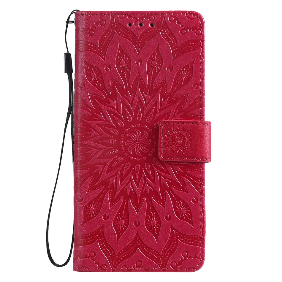 Red Чехол-книжка с подставкой для телефона, чехол-кошелек для VIVO Y93 Y91 Y95 Y53, задняя крышка с карманом для карт, для OPPO A1K C2 A5 A3S A7 A5S F11 - Цвет: Red