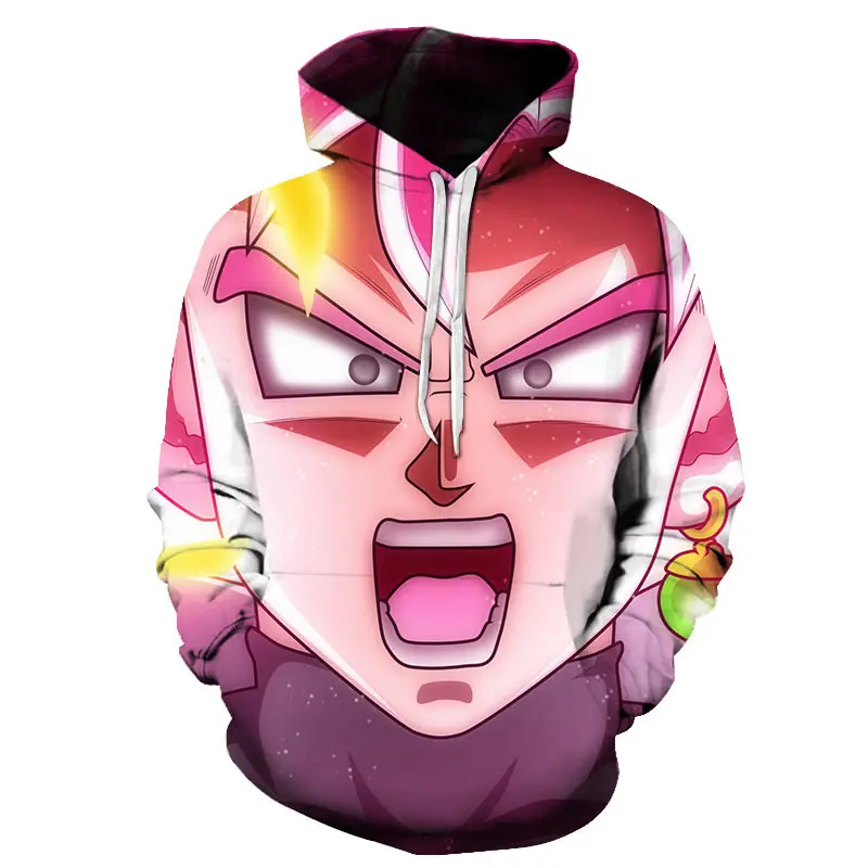 2020 Повседневный Топ с 3D принтом Dragon Ball универсальная мужская толстовка капюшоном