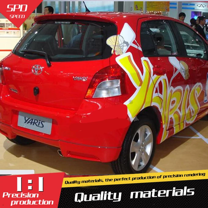 Спойлер для Toyota Yaris спойлер из АБС-материала заднего крыла автомобиля задний