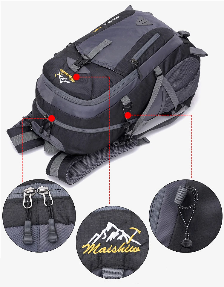 Chuwanglin 40L Водонепроницаемый USB зарядка для скалолазания унисекс мужской рюкзак для путешествий мужской наружный спортивный походный рюкзак L7190