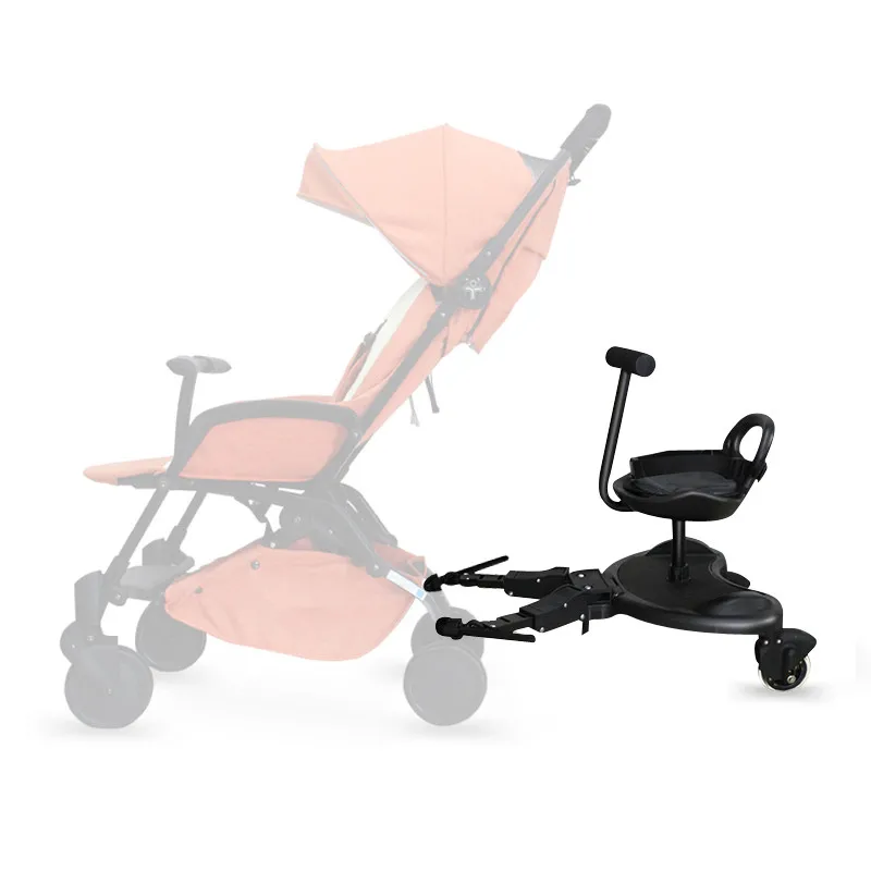 Универсальная детская коляска педаль с автокреслом артефакт двойняшки стоячая