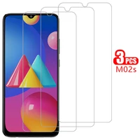 screen protector tempered glass for samsung m02s case cover on samsun galaxy m 02s m02 s protective phone coque bag samsungm02s