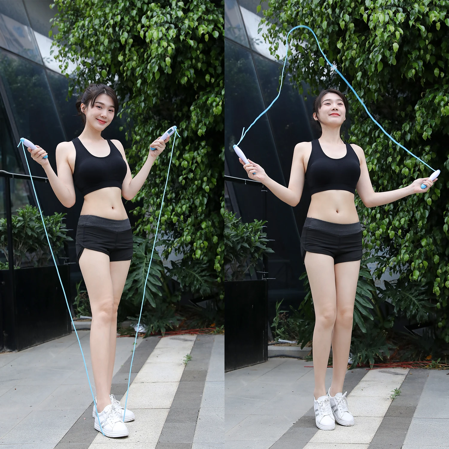 3m Digital Skipping Rope Adjustable Speed Jump Calorie Counter PVC Jumping Ropes Fitness Workout Exercise Fat Burning New | Спорт и