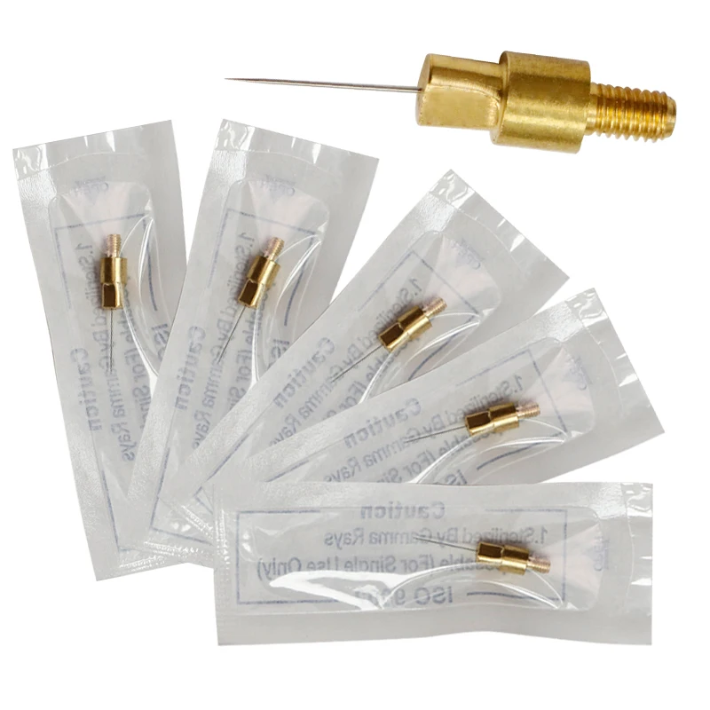 Плазма точка тату ручка машина иглы Горячая Красота медная игла микро-ручка для