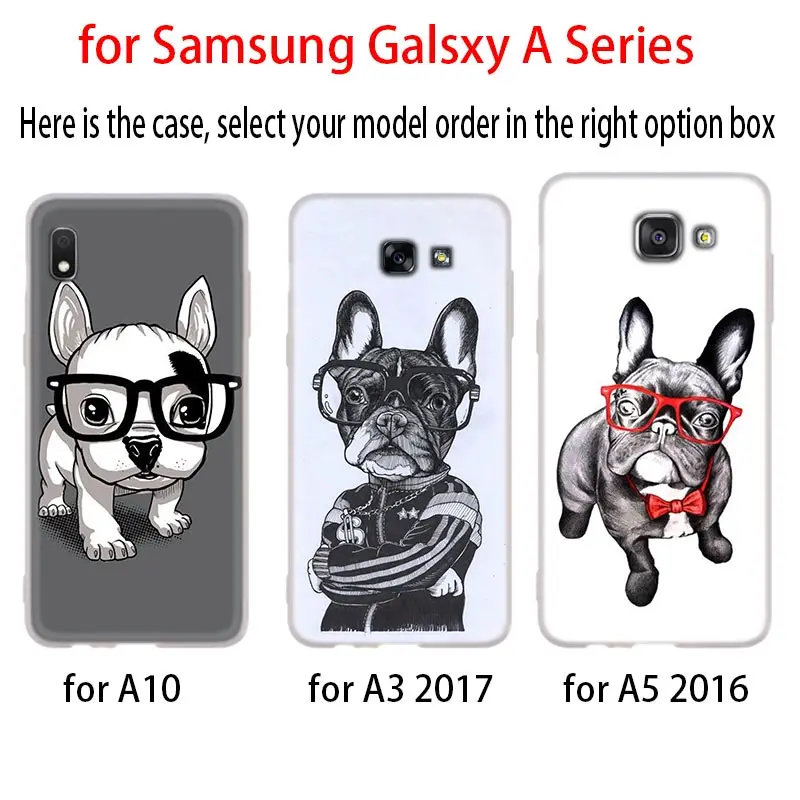 dog american bulldog Phone Case For Samsung Galaxy A52 A32 A42 A12 A72 5G A50 A51 A21S A3 A5 A6 A7 A8 Plus 2018 2017 Cover Coque | Мобильные