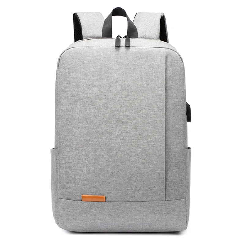 

New Casual Backpack Men Simple Bagpack Women USB Charging Mochila Laptop Back Pack Student Schoolbag Travel Zaino Donna Rucksack