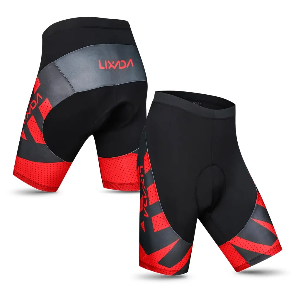 

Lixada Men's Underwear Bicycle Shorts Comfortable Tights Cycling Shorts 4D Gel Padded Bicycle Riding Half Bike Biking