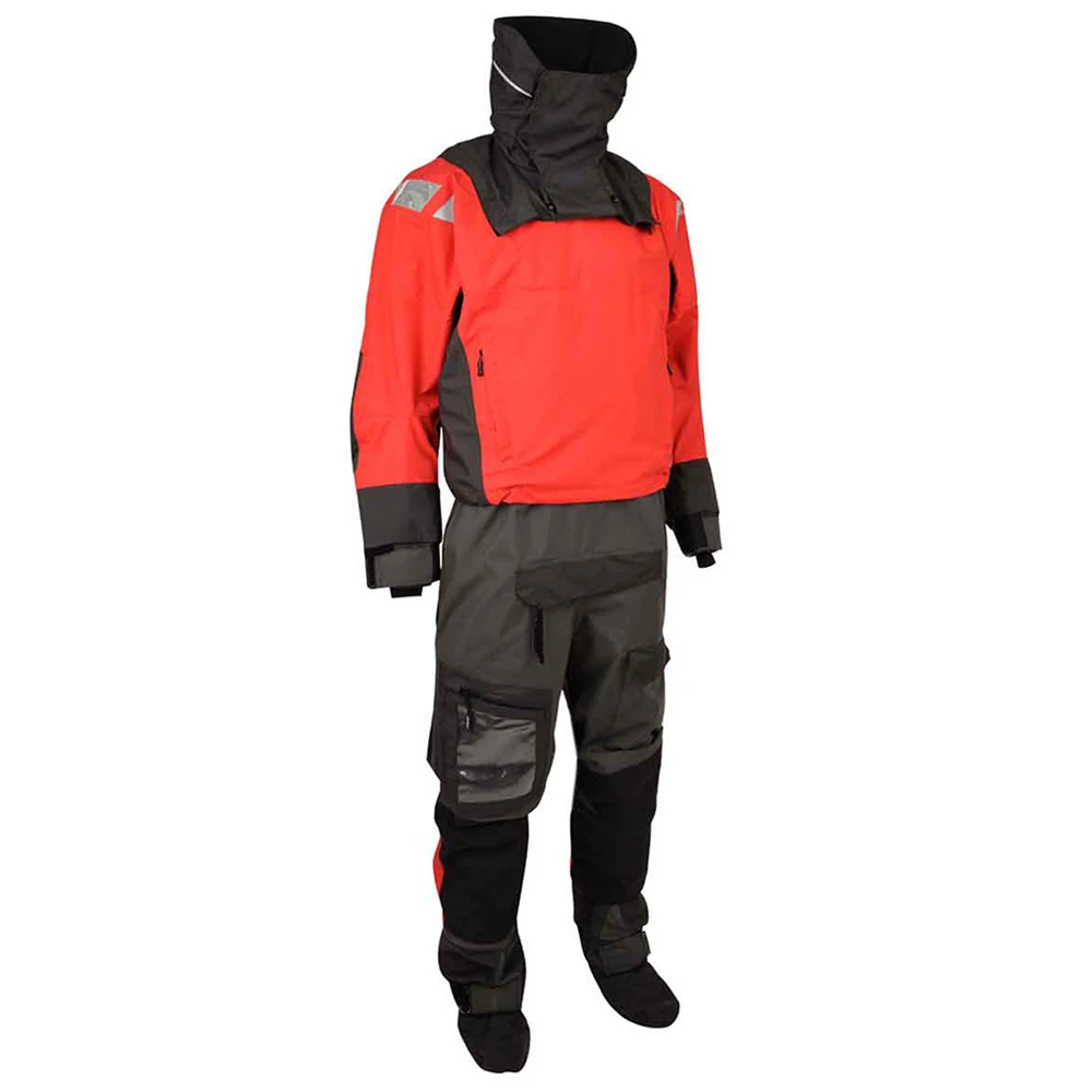 LKVER drysuit Oeko-Tex Pro тканевая нейлоновая Водонепроницаемая молния латексная