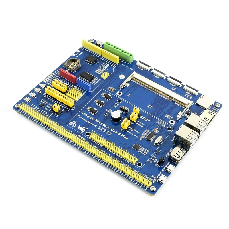 

Waveshare for Raspberry Pi Compute Module 3+ Accessory Pack Type A CM3+ IO Board DS18B20 IR Remote Controller (US Plug)