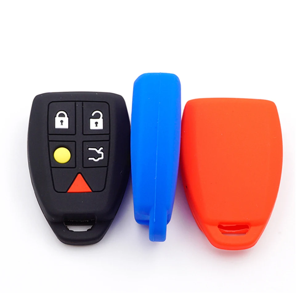 OkeyTech силиконовый чехол для ключей от машины с 5 кнопками Volvo S40 V50 V70 C70 S60 пульт