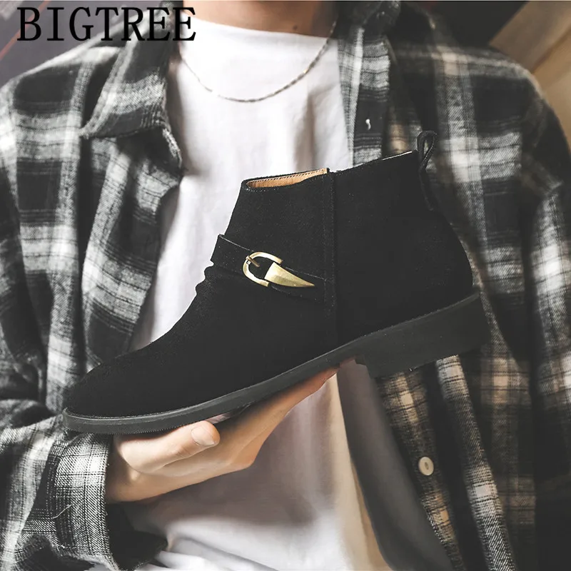 Ботильоны Мужские зимние ботинки Мужская зимняя обувь Ботинки-дезерты Zapatos De Hombre