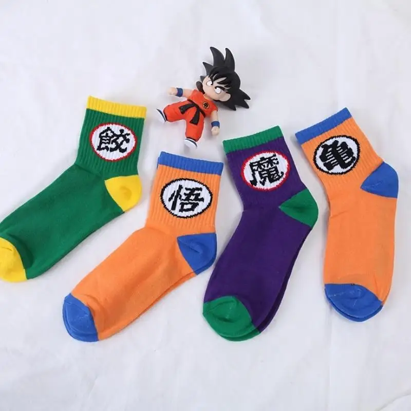 1 шт., новые носки с аниме «Dragon Ball Z», хлопковые носки унисекс для сына Гоку/Майина Буу, милые носки, Супер Saiyan, косплей, подарок, плюшевые игрушки