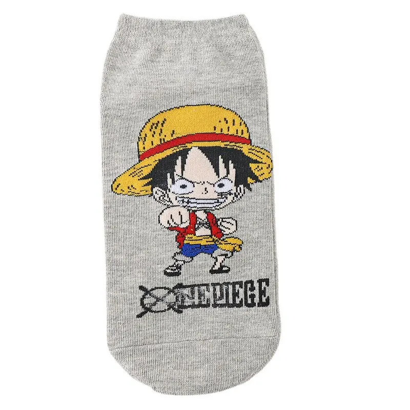 

Breathable Harajuku Boat Socks Cartoon Avatar Cool Cotton Creative Unisex Jacquard Cotton Colorful Happy 1 Pair/Pack