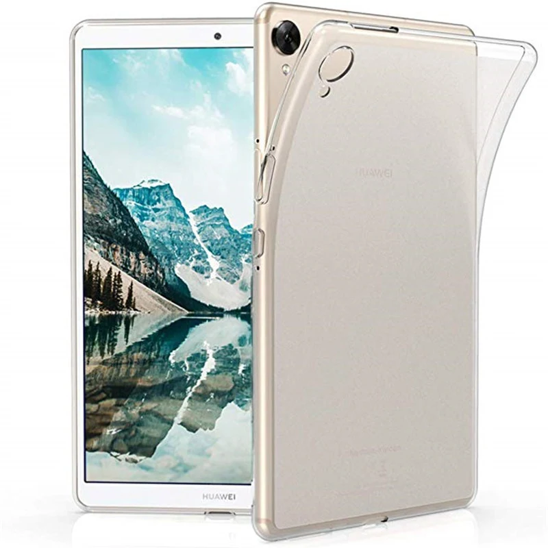 Чехол для Huawei MediaPad M6 10 8 4 M5 1 прозрачный силиконовый ударопрочный чехол из ТПУ M3 0