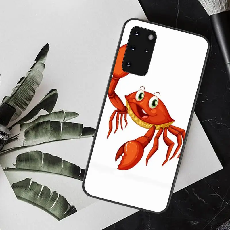 PENGHUWAN Прекрасный краб Новое поступление черный чехол для сотового телефона Samsung