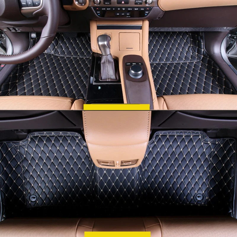 leather car floor mat carpet for lexus es es300h es350 es250 300h 250 350 2012 2013 2014 2015 2016 2017 xv60 accessories auto | Автомобили