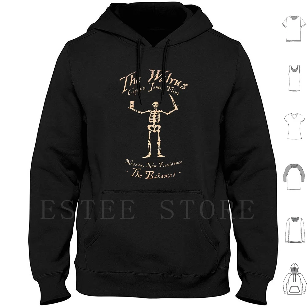 

Black Sails-The Walrus Hoodies Long Sleeve Black Sails Black Sails Pirate Pirates Piracy Pirate Flag Flag Banner