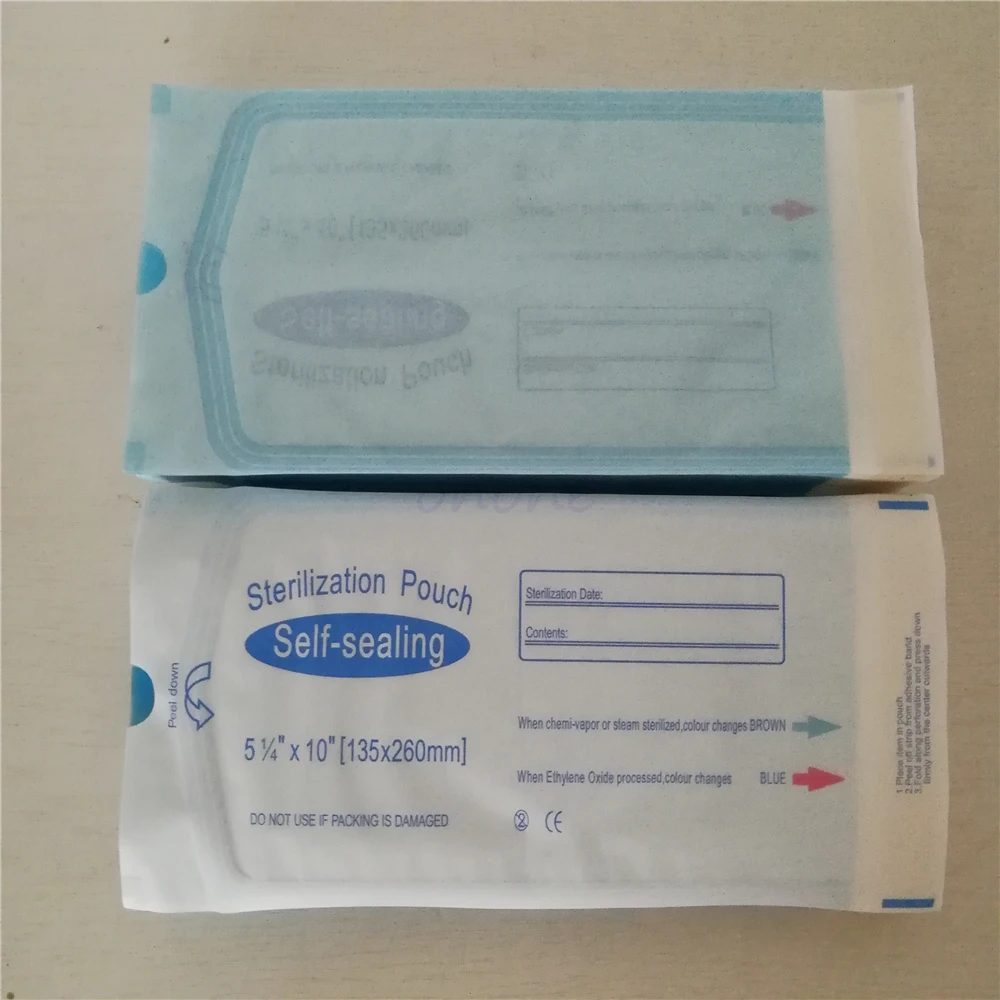

Самозапечатывающийся стерилизационный мешочек для стоматологии, стоматология, бумага медицинского класса для стоматологических ногтей, а...