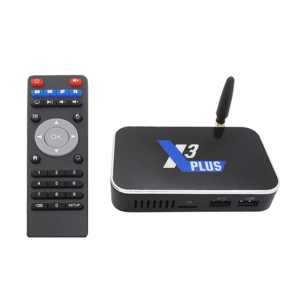 Ugoos X3 плюс Android Tv Box AmlogicS905X3 4 Гб DDR4 64 2.4G5G WI-FI 1000 м Декодер каналов кабельного