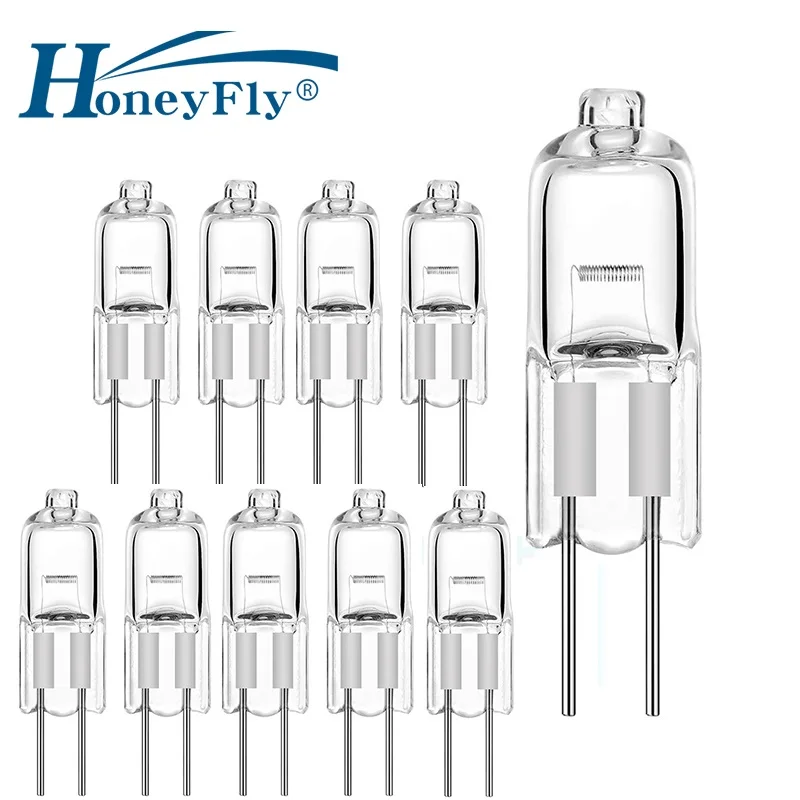 10 шт. галогенная лампа G4 HoneyFly 6 в 5 Вт 20 30 для духовки устойчивая к высоким