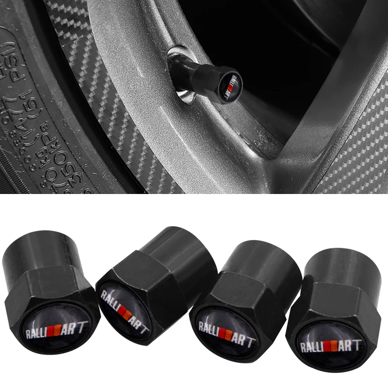 4 шт. колпачки для клапанов шин лазерного логотипа Lancer ASX Outlander Pajero Carisma Galant EVO Colt Style