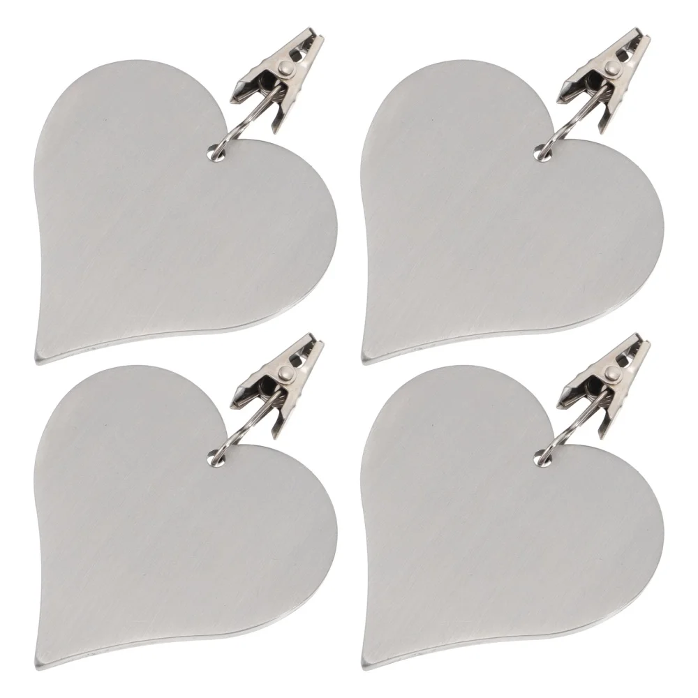 

4 Pcs Windproof Table Cloth Clips Stainless Steel Tablecloth Fixing Clamps