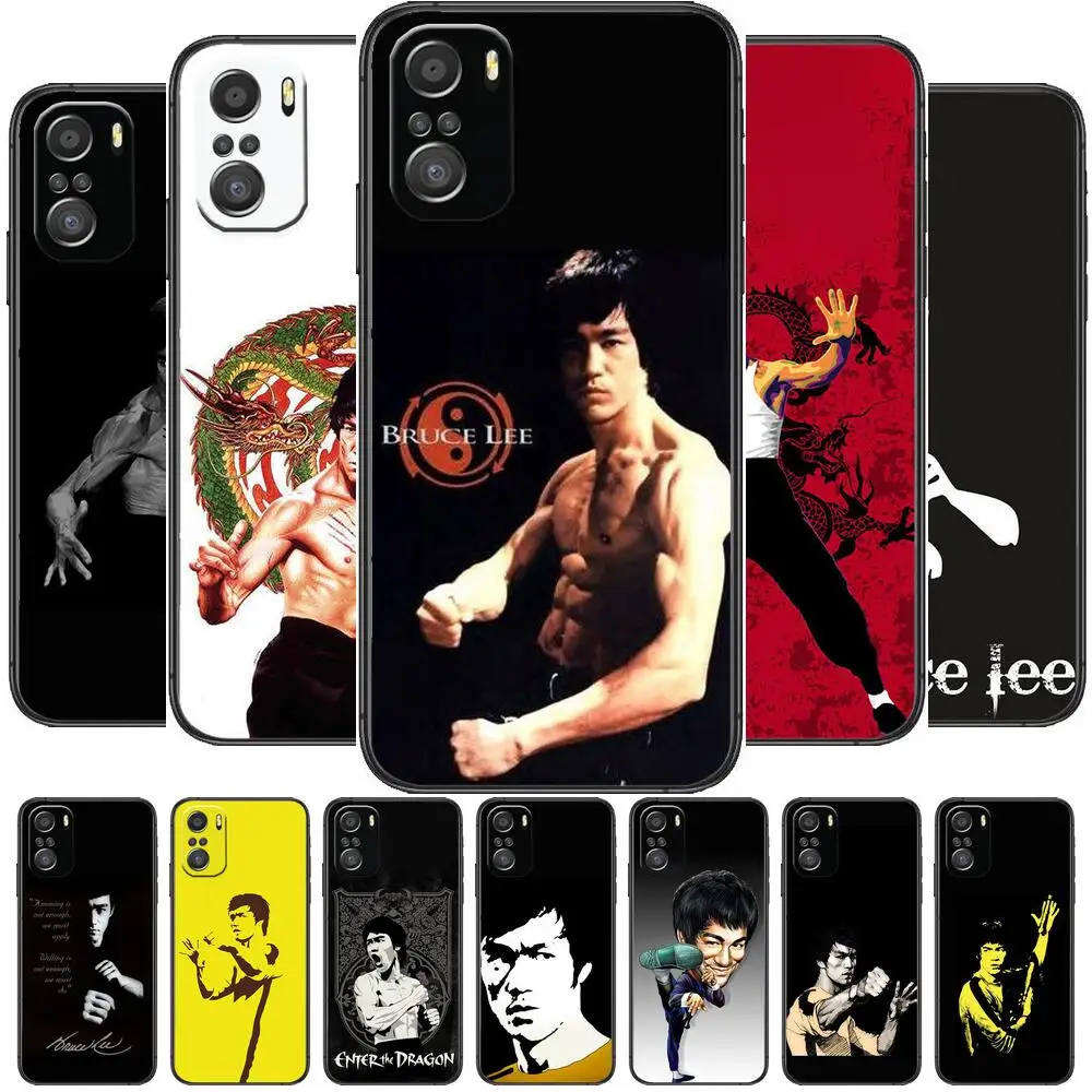 

Bruce Lee Chinese Kongfu Phone Case For Xiaomi Redmi 11 lite 9C 8A 7A Pro 10T 5G Cover Mi 10 Ultra Poco M3 X3 NFC 8 SE cover