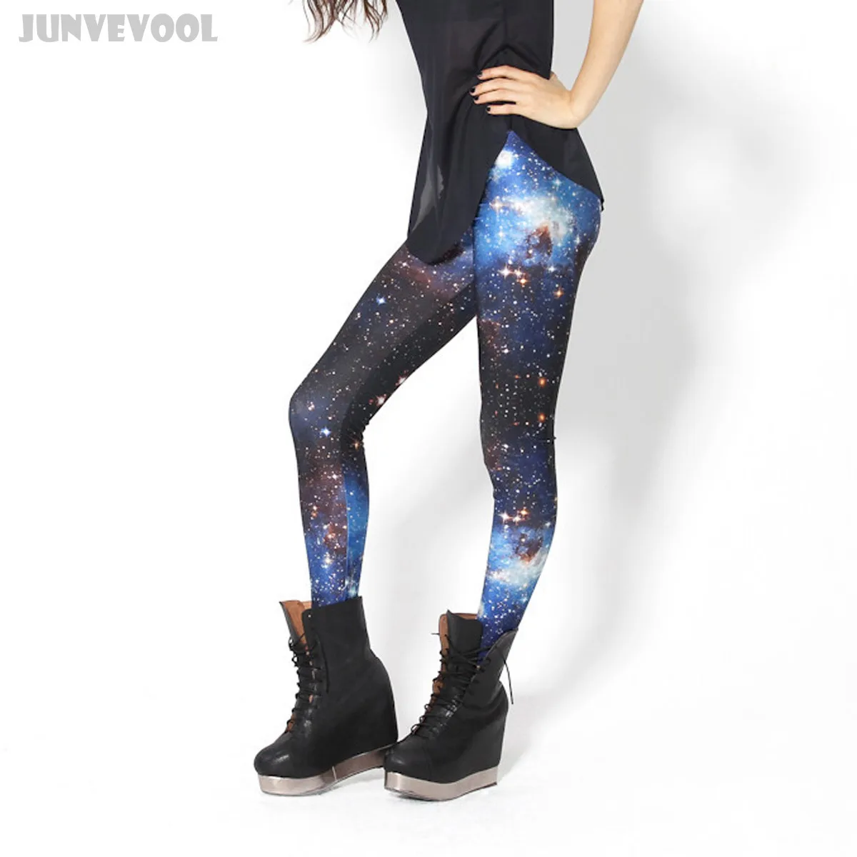 Женские блестящие леггинсы в стиле пэчворк с 3D-принтом | Женская одежда