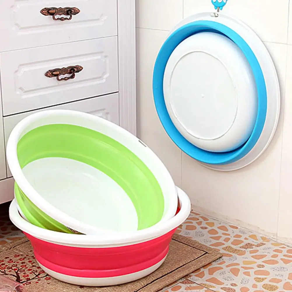 Портативный Открытый Кемпинг походы складной контейнер для воды ведро раковина