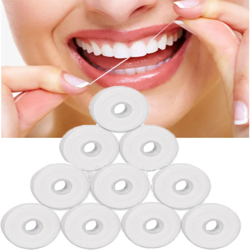 3/6/9 шт зубная нить Палочки населенных пунктах в катушке плоских проволочных