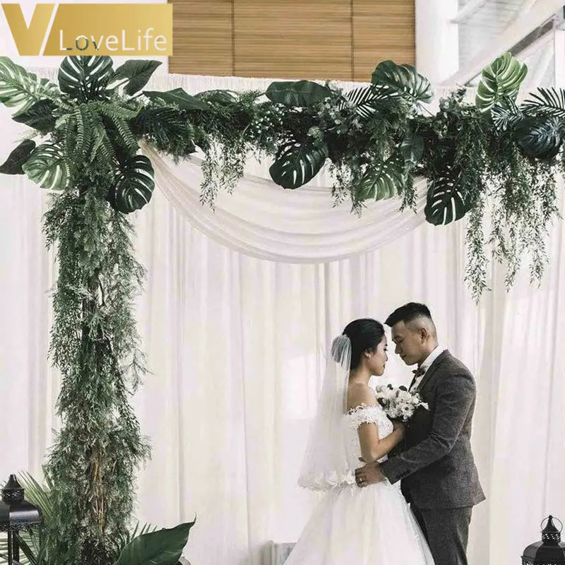 Искусственное растение Пальмовые Листья в скандинавском стиле 12 шт.|Украшения