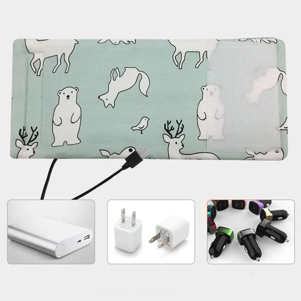 Детская USB бутылка теплый мешок для путешествий автомобиля композитный