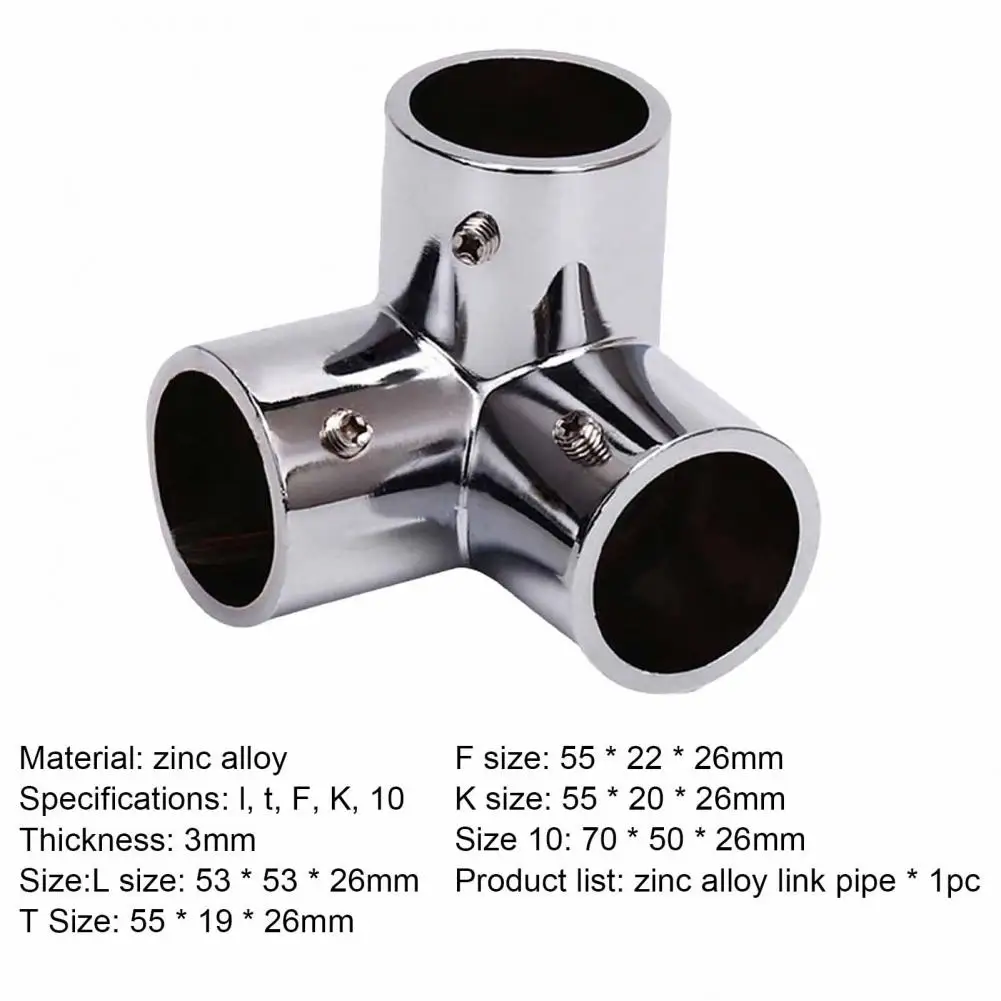 

Reliable Round Pipe Elbow Polished Anti-corrosion No Crack Premium Three-way Pipe Connector Elbow for Clothes Shops Accessories