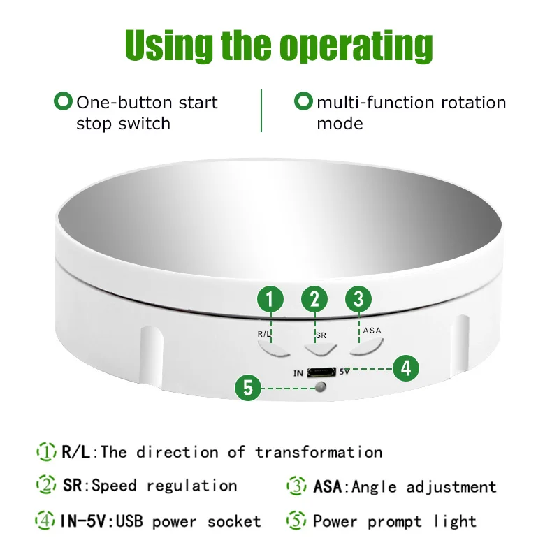 Витрина электрическая вращающаяся на 3 скорости с поворотом 360 градусов |