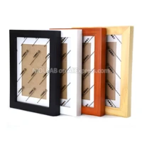 wooden wall mounted photo frames modern flat moulding border wood picture frame with mats decor 71216 inch rectangle square