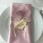 Деревянные таблички с сердцем на заказ, лазерная резка имена гостей, персонализированные деревянные таблички Свадебная табличка, именные карточки, каллиграфия